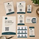 Kit de Placas com QR Code para Pedir Avaliações