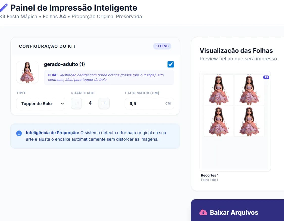 Impressão sem erro A4 - APP